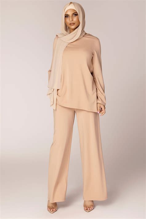 Aliana Nude Two Piece Matching Set - XS