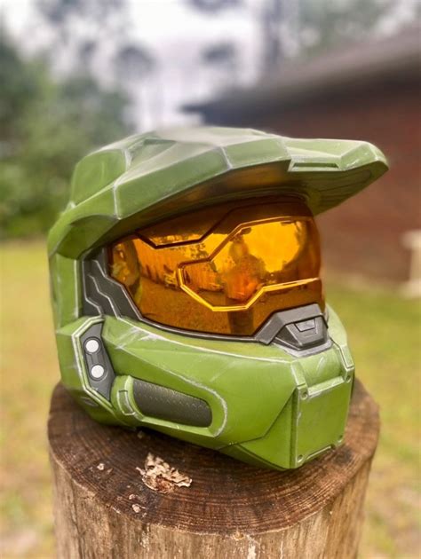 Halo Infinite Master Chief Helmet Wearable Full Size Halo (FanMade Prop ...