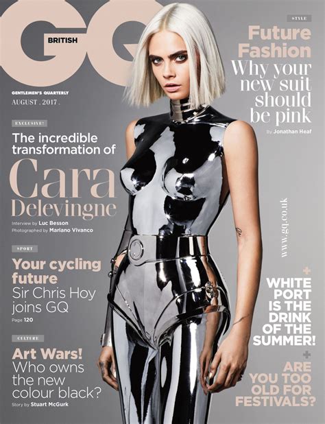 Cara Delevingne - GQ Magazine August 2017 Cover and Pic • CelebMafia