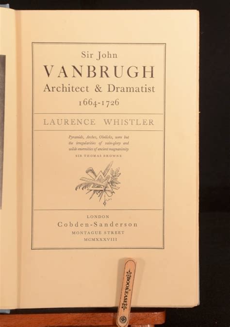 Sir John Vanbrugh: Architect and Dramatist by Sir John Vanbrugh ...