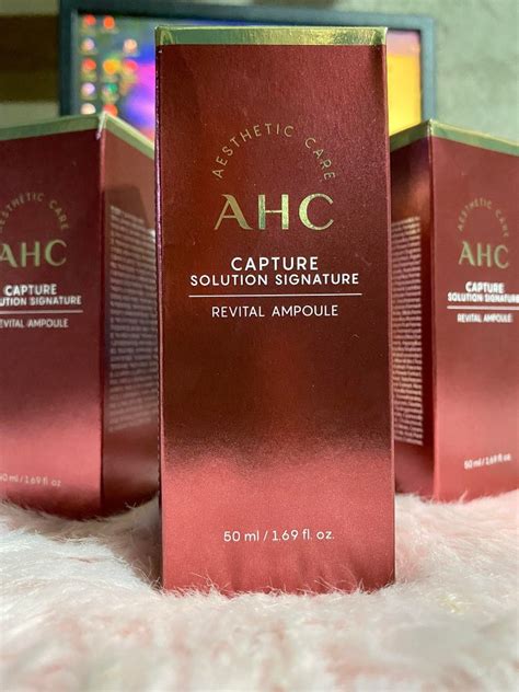 AHC Capture Solution Signature Moist Ampoule 50ml, Beauty & Personal ...