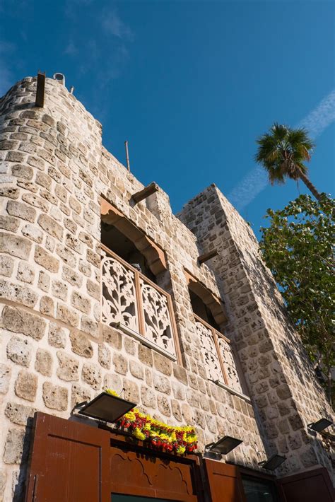 DUBAI, UAE - FEBRUARY 14, 2023 Al Seef Traditional Historic District