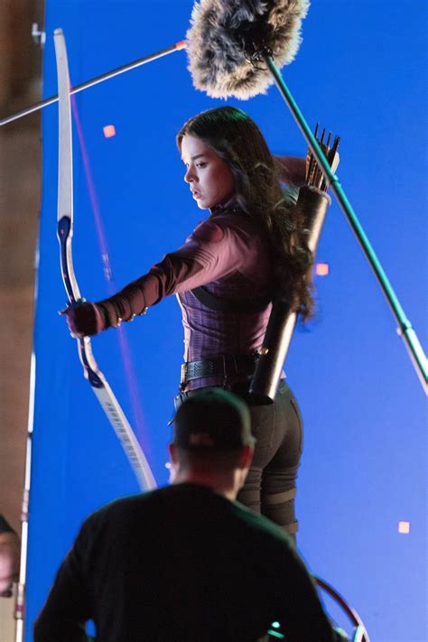 Hailee Steinfeld – ‘Hawkeye’ set in Atlanta – Georgia – GotCeleb