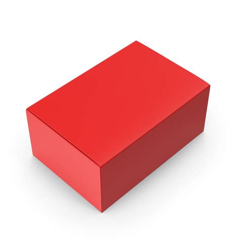 red box packages turbosquid