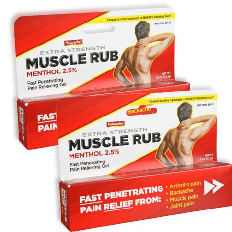 Extra Strength Muscle RUB Gel - Pain Relief - 1.5 oz India | Ubuy