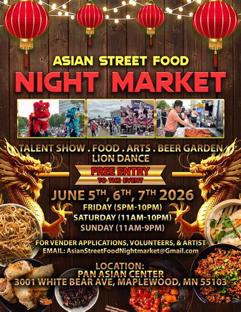 Asian Street Food Night Market | Maplewood MN