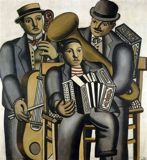 Three musicians, 1930 - Fernand Leger - WikiArt.org