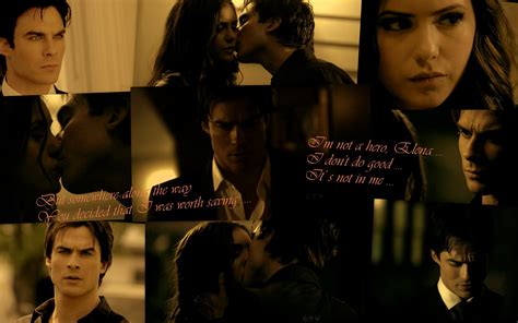 Damon and Elena - The Vampire Diaries TV Show Wallpaper (16021076) - Fanpop
