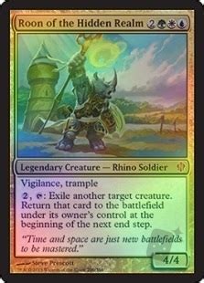 Roon of the Hidden Realm(oversized) | Commander 2013 English Foil ...