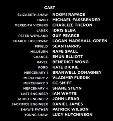 Movie Promethius cast | Monte Mendoza | Flickr