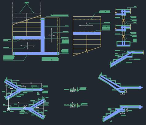 Stairs detail - CAD Files, DWG files, Plans and Details