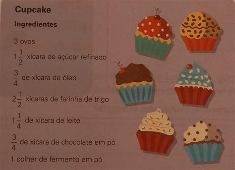 Receita De Bolo Com Fração - Receita De Bolo Com Fração - RETOEDU