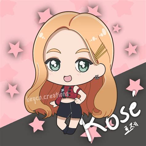 Blackpink Rose Fanart Chibi Chibi Blackpink Pink Art - vrogue.co