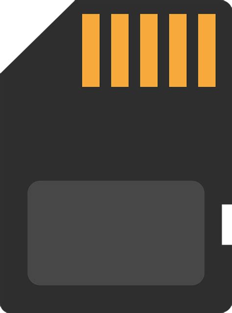 vector graphic memory card chip sd card storage  image