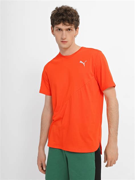 Футболка спортивная PUMA Logo Short Training 52153725 для мужчин, цвет ...