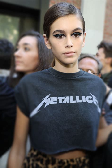 Kaia Gerber - Leaving Fendi Fashion Show in Milan 09/21/2017