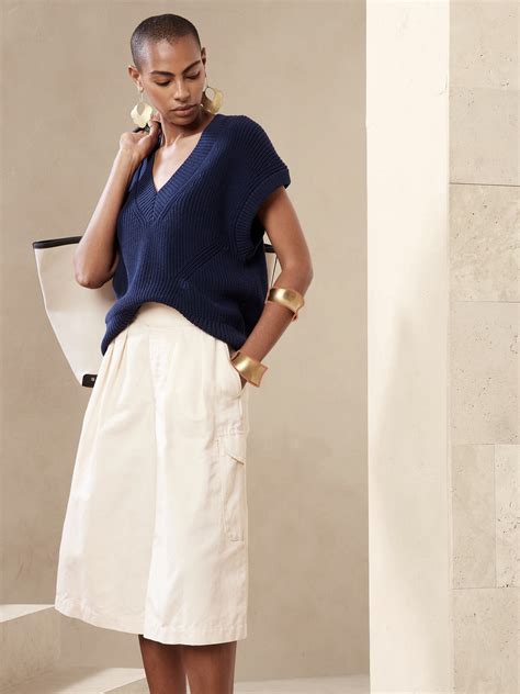 Banana Republic + Oversized Sweater Vest