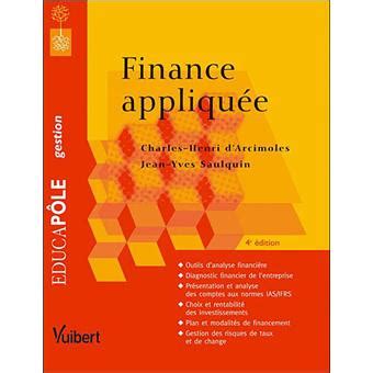 finance appliquee broche charles henri  arcimoles jean yves