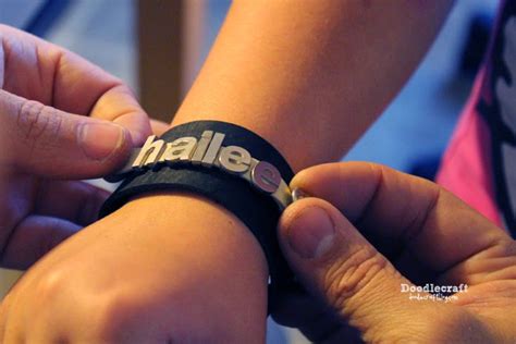 Leather Name Cuff
