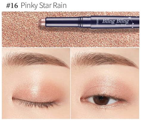 arkhiv bling bling eye stick  pinky star rain etude house bb