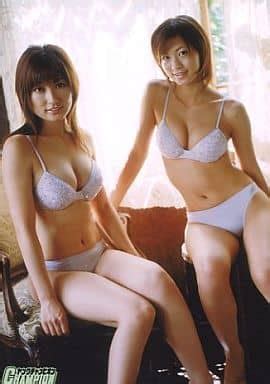yoko kumada misako yasuda swimsuit white sitting young champion