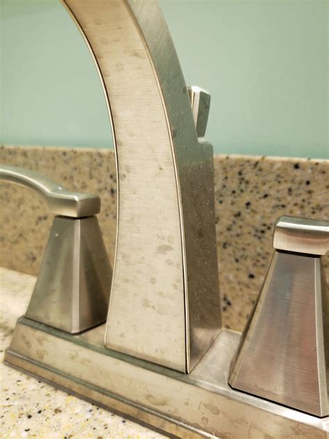 how to clean brushed nickel bathroom fixtures