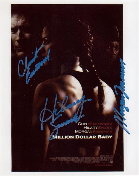 Amazon.com: Million Dollar Baby 8 X 10 Movie Poster Autograph on Glossy ...