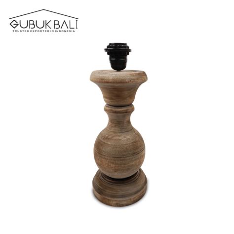 BEER BELLY WOODEN LAMP SMALL | Gubuk Bali