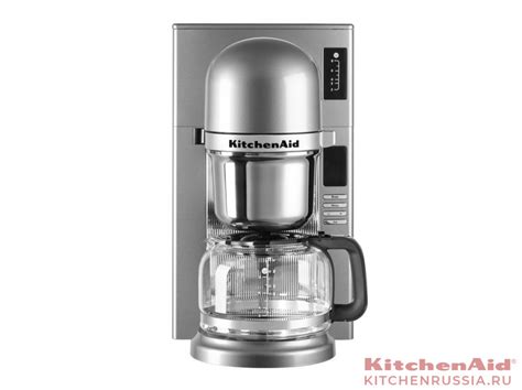 Кофеварка пуровер KitchenAid 5KCM0802ECU Серебристый по контуру в ...