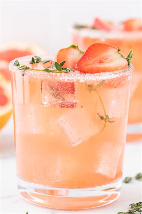 Strawberry Grapefruit Paloma