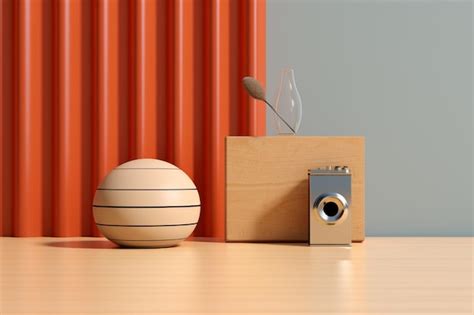 minimalist everyday objects premium ai generated image