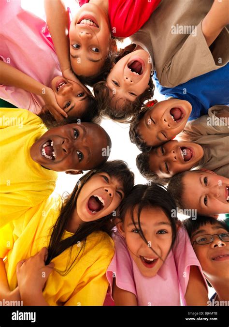 Group of children Stock Photo - Alamy