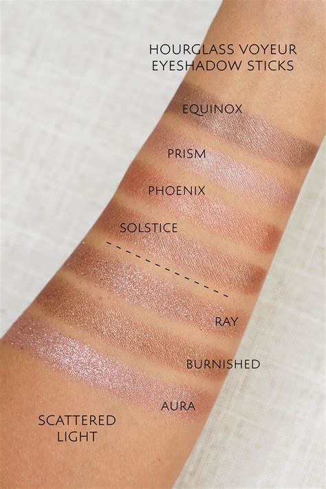 cream shadows  hourglass bobbi brown  victoria beckham