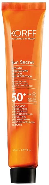 Korff Sun Secret Anti-Age And Protection Face Fluid With ...