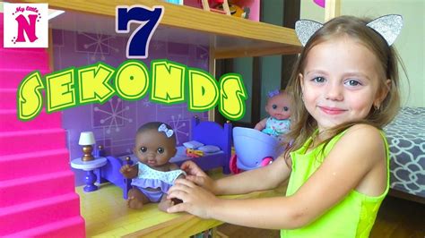 ЧЕЛЛЕНДЖ 7 СЕКУНД от Насти ДОМИК для КУКОЛ 7 seconds Challenge from the ...