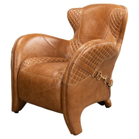 Leather Armchair For Sale at 1stDibs