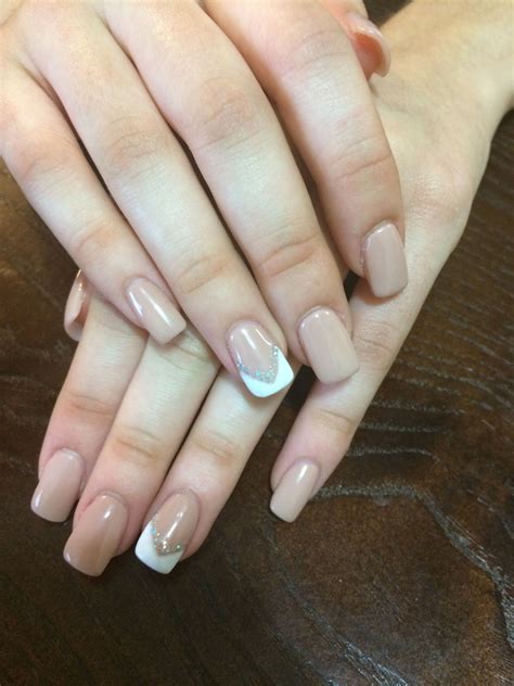 Nude one french nail. | Nails, French nails, Nude nails