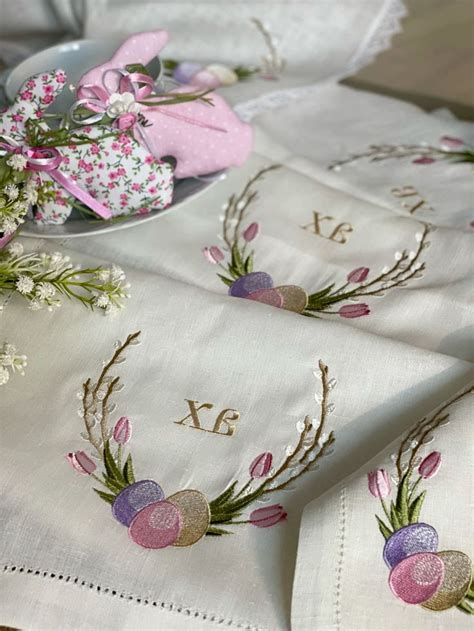 Пасхальный текстиль. Машинная вышивка. | Textiles, Embroidery, Table ...