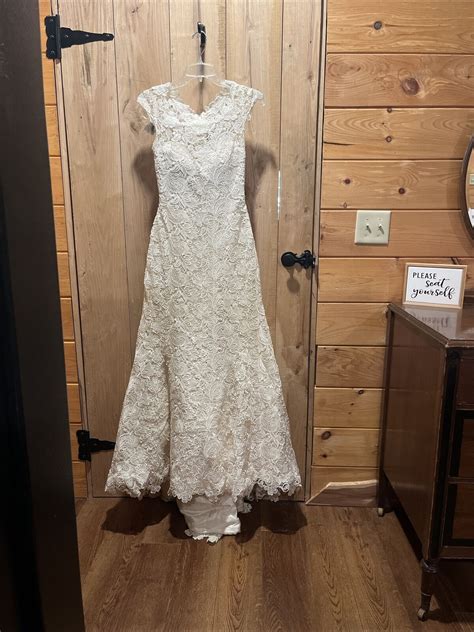 Modern Trousseau Custom Full Lace Wedding Dress. Size… - Gem