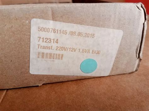 HAHN BV EI 303 3180 220V/12V 1.5VA Transformer – Seamac Devices