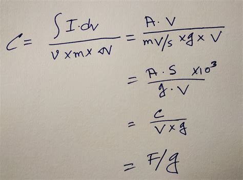 I want to calculate capacitance from CV data. Can anybody please tell ...