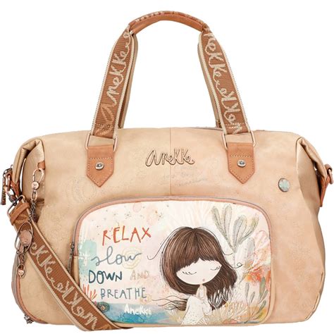 Anekke Mediterranean Weekend Travel Bag Brown