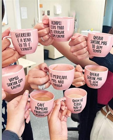 Frases Para Xicaras De Cafe - Bom dia com café ☕ | Presente para amigas criativo, Xicaras com frases ...