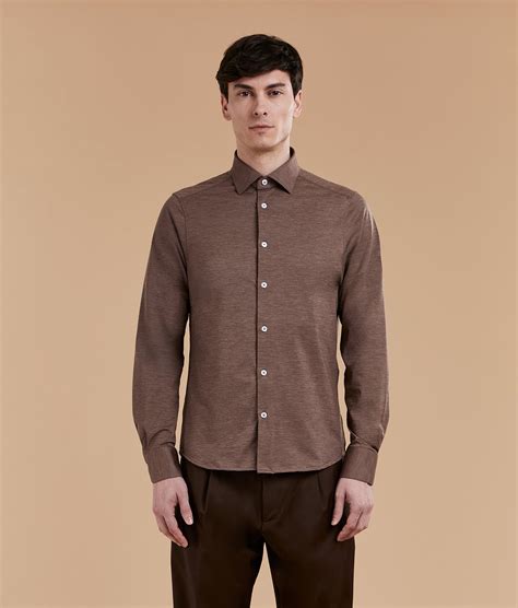 slim fit shirt  high performance technical fabric  shirting