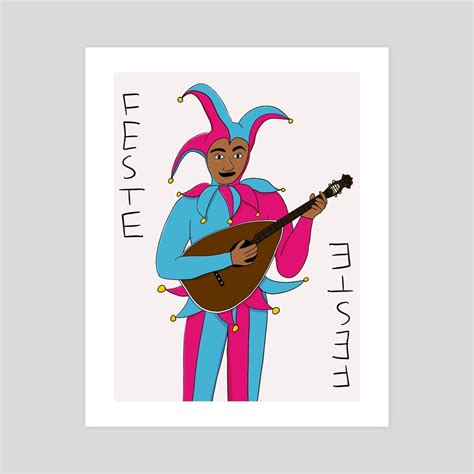 Twelfth Night: Feste, an art print by Anna Greer - INPRNT