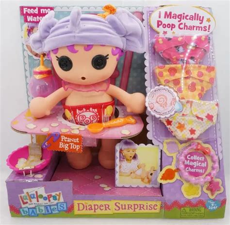 Hsb toys MGA Doll 28cm Lalaloopsy Babies Diaper Surprise Peanut Big Top Doll with Accessories-in ...