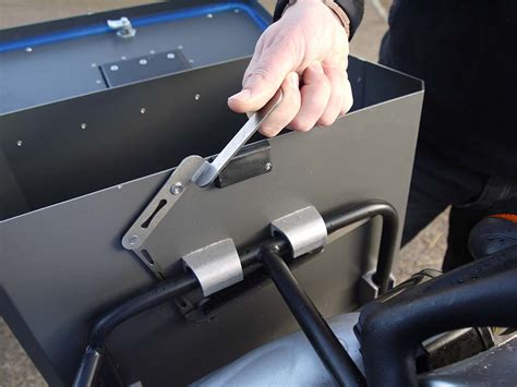 abr boxing clever metal mule  handed pannier dismount adventure