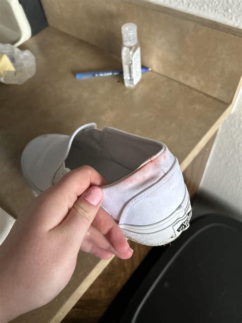 Breaking in new white vans… my nightmare came true. : r/Vans