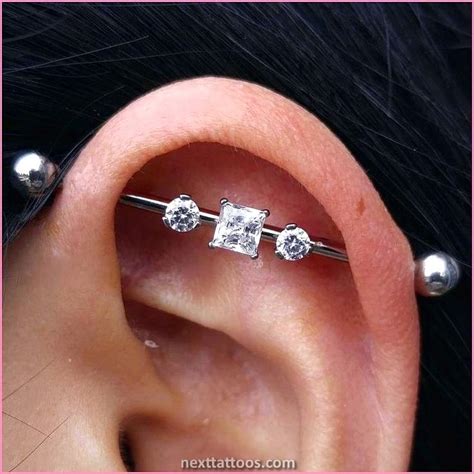 Industrial Piercing Ideas | Earings piercings, Industrial piercing ...