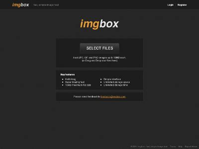 Simple Image Hosting – Imgbox